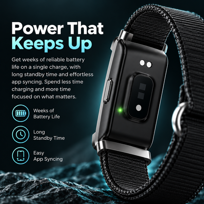 Strenvo Screenless Fitness Tracker