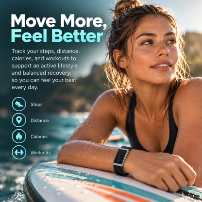 Strenvo Screenless Fitness Tracker