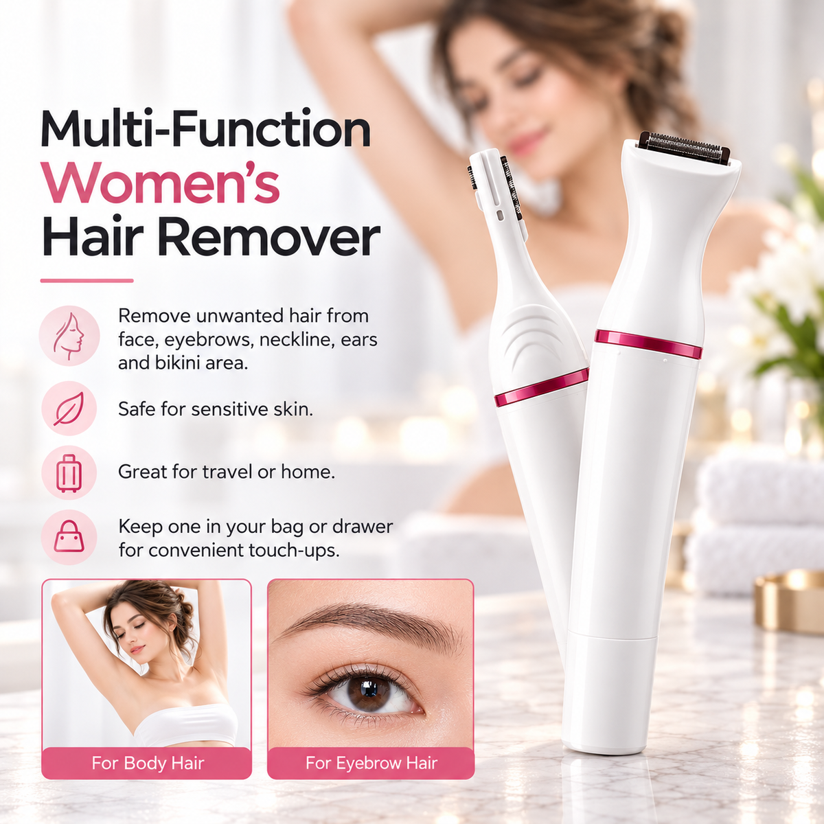 Glowence Facial Hair Remover For Women