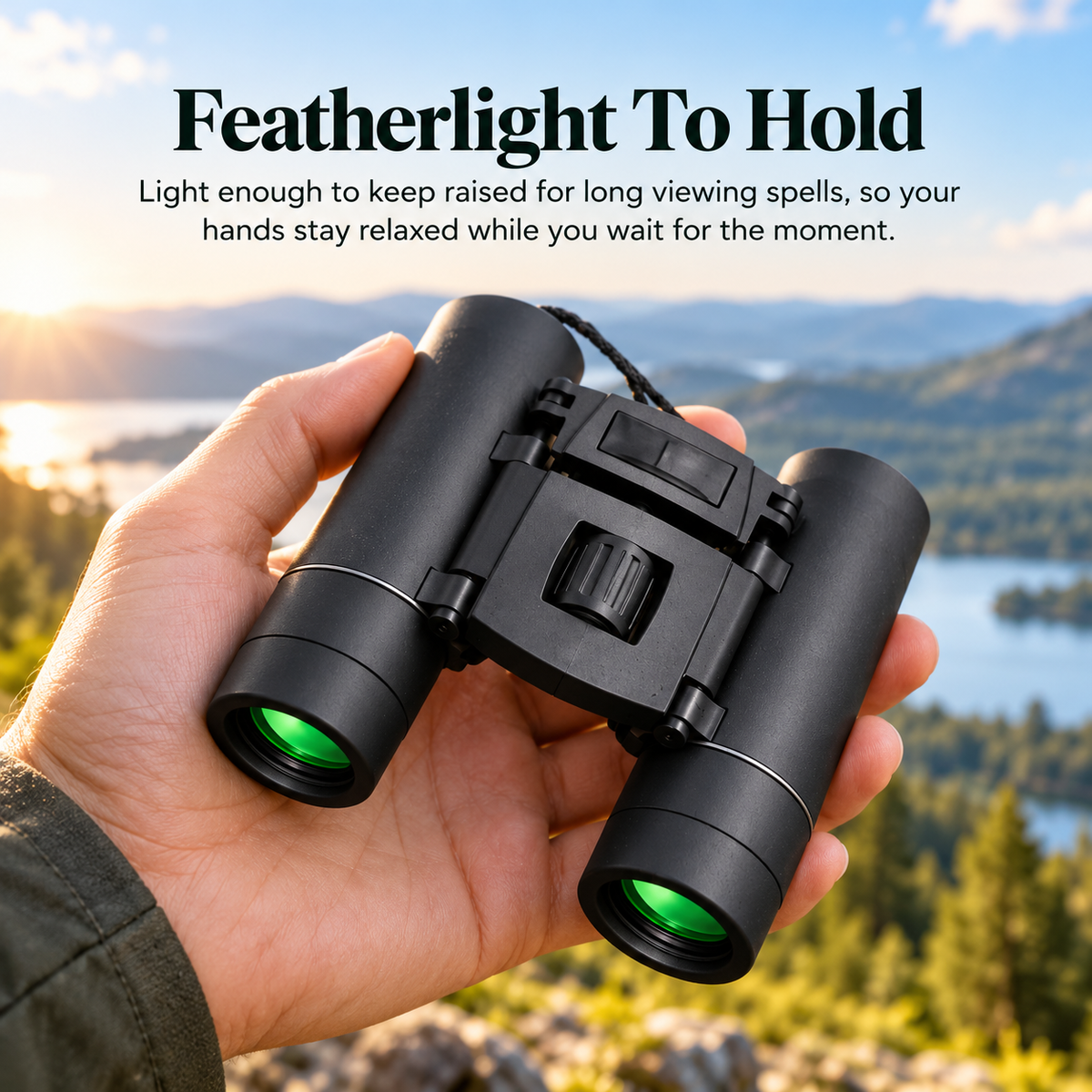Kestrova Folding Compact Binoculars