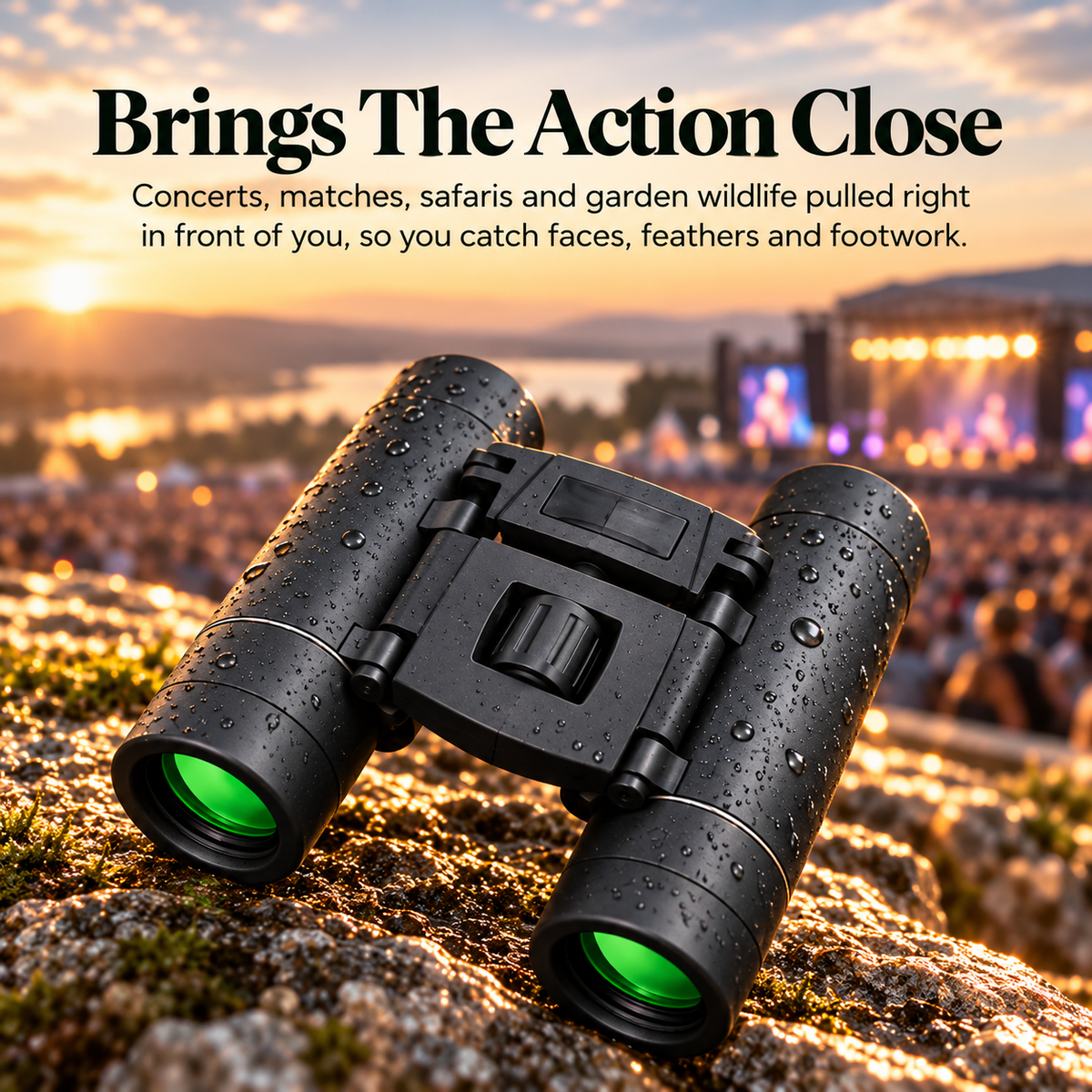 Kestrova Folding Compact Binoculars