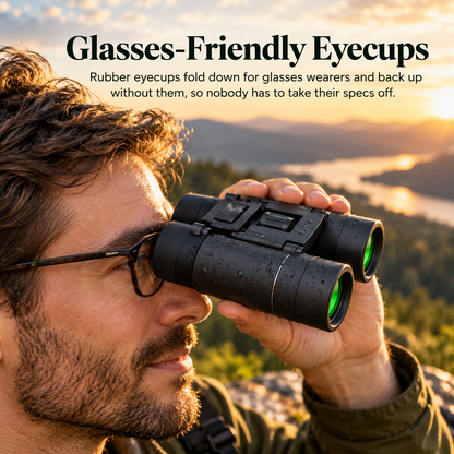 Kestrova Folding Compact Binoculars