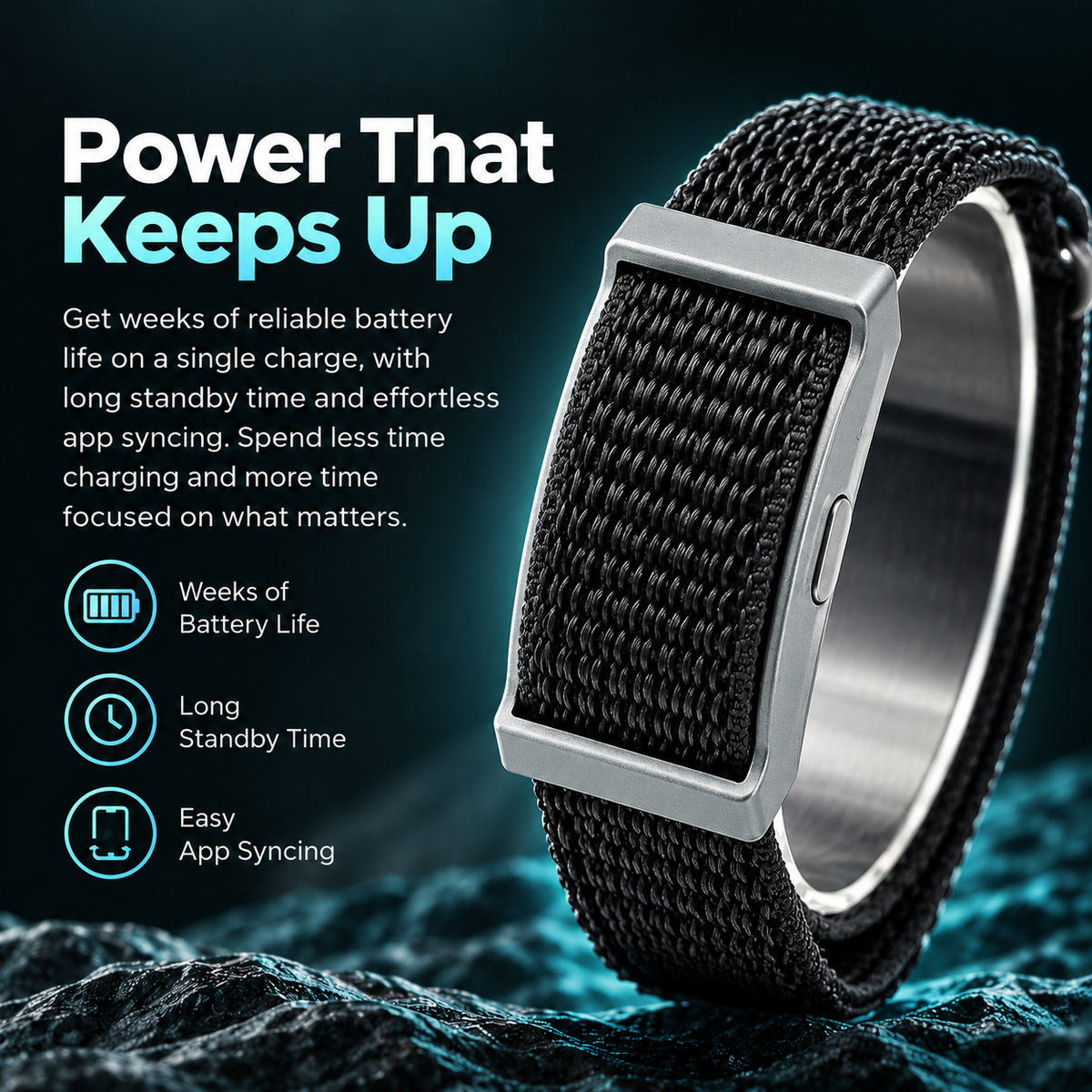 Strenvo Screenless Fitness Tracker