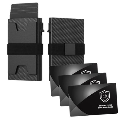 Sentron RFID Wallet – Slim Pop-Up Card Holder | Holds 12 Cards | RFID Blocking