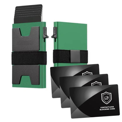Sentron RFID Wallet – Slim Pop-Up Card Holder | Holds 12 Cards | RFID Blocking