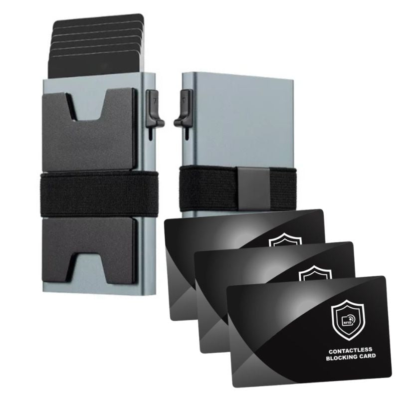 Sentron RFID Wallet – Slim Pop-Up Card Holder | Holds 12 Cards | RFID Blocking