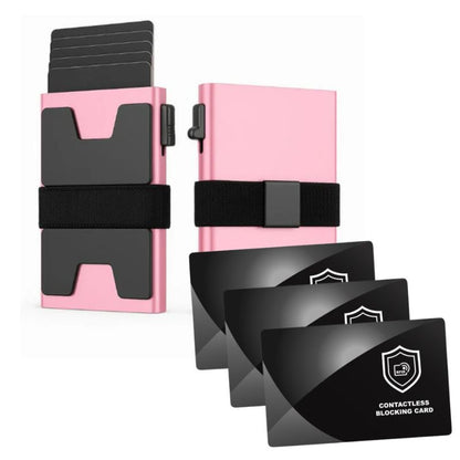 Sentron RFID Wallet – Slim Pop-Up Card Holder | Holds 12 Cards | RFID Blocking
