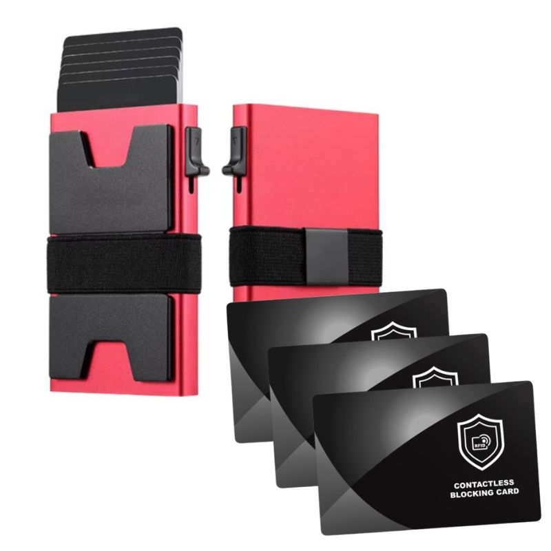 Sentron RFID Wallet – Slim Pop-Up Card Holder | Holds 12 Cards | RFID Blocking