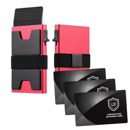 Sentron RFID Wallet – Slim Pop-Up Card Holder | Holds 12 Cards | RFID Blocking