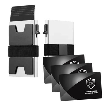 Sentron RFID Wallet – Slim Pop-Up Card Holder | Holds 12 Cards | RFID Blocking