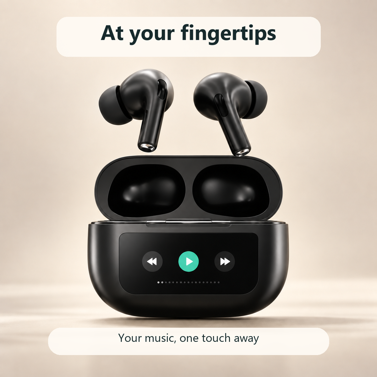 AIvox Smart Display Wireless Earbuds