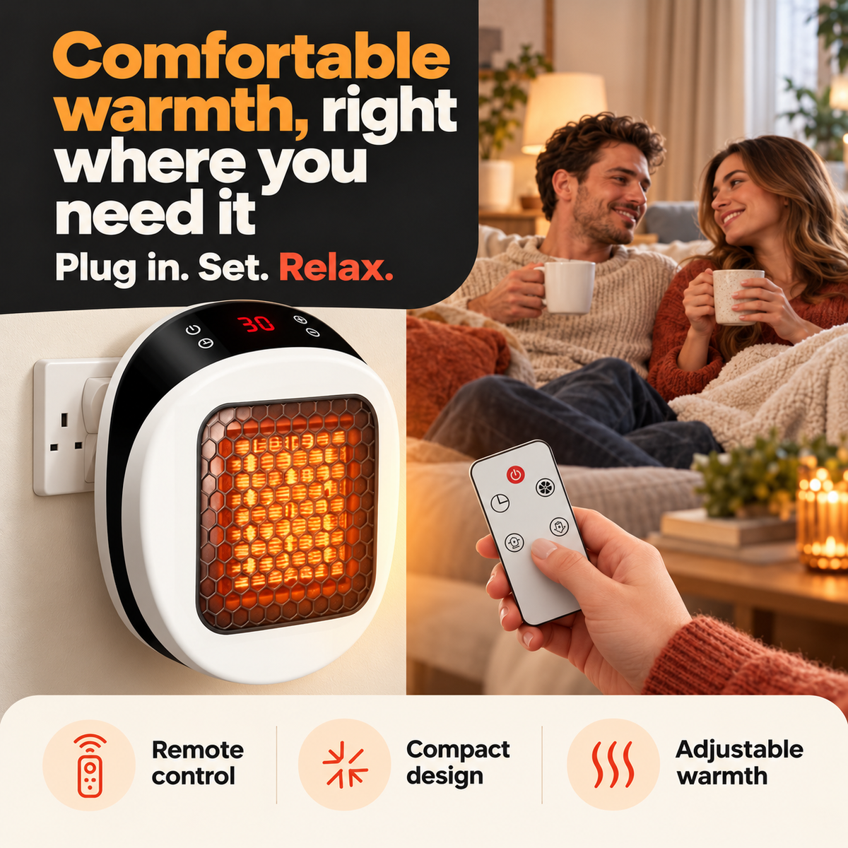 Klimura  Small Electric Heater