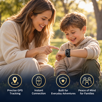 Kindrel 4G Kids Smart Watch with GPS Tracker