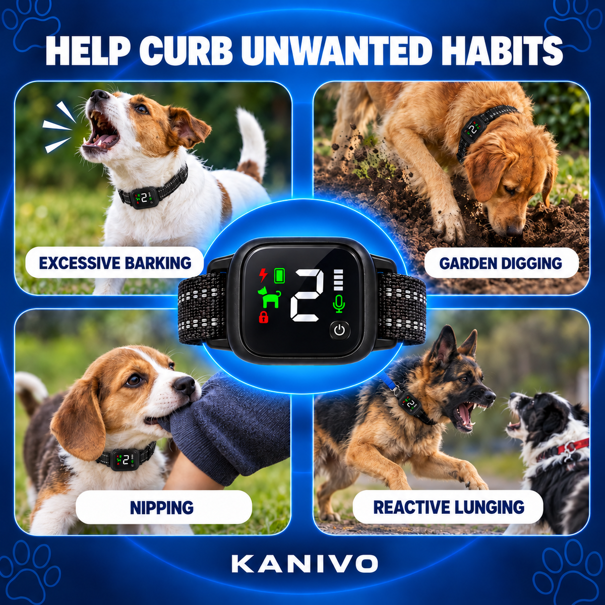 Kanivo Smart Dog Bark Collar