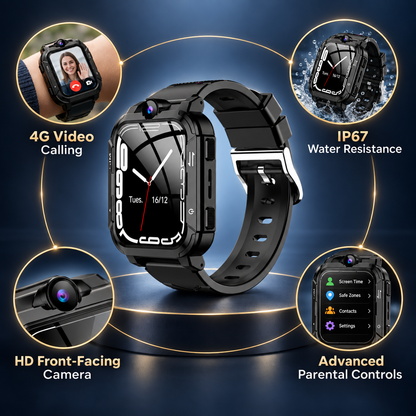Kindrel 4G Kids Smart Watch with GPS Tracker